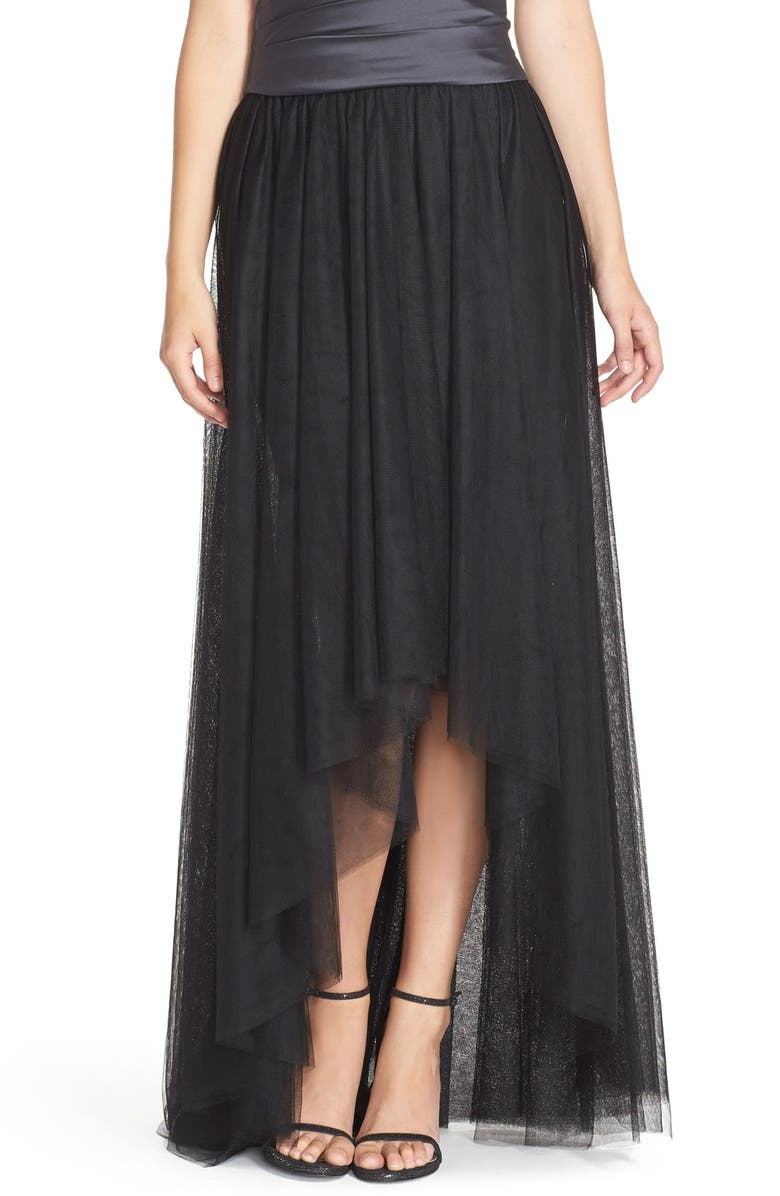 Monique Lhuillier Bridesmaids High/Low Tulle Overskirt | Nordstrom
