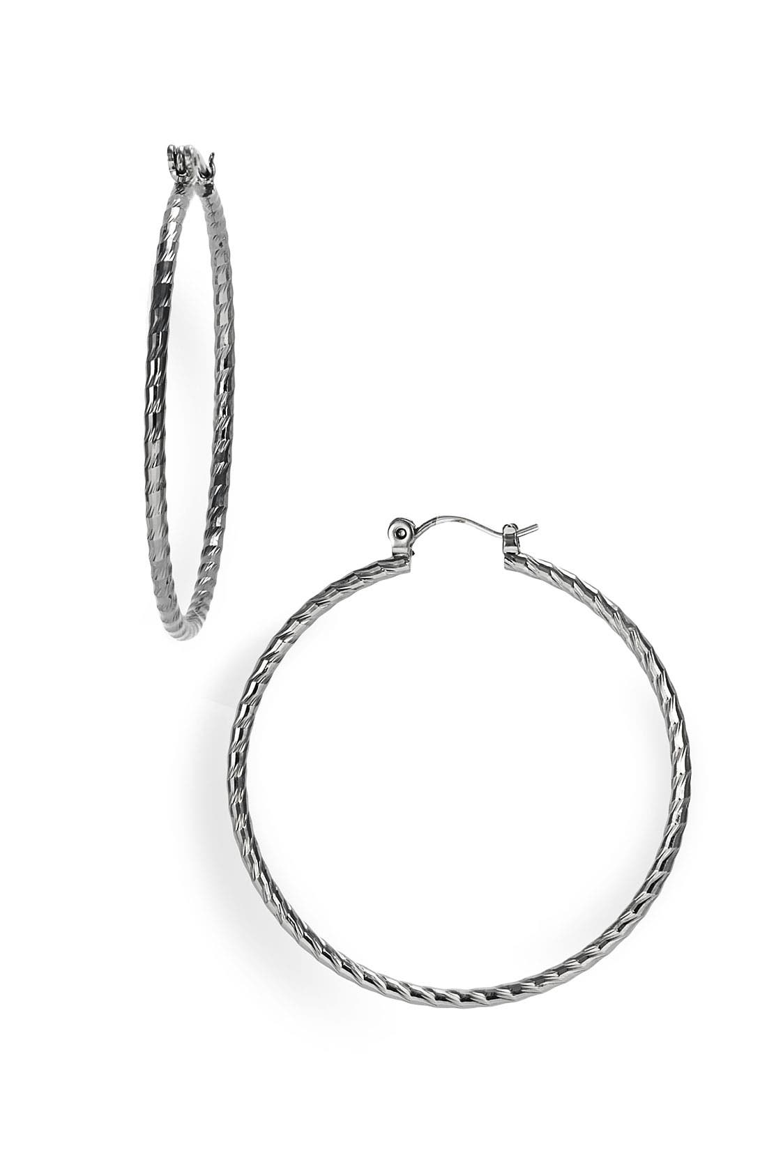 Nordstrom Twisted Medium Hoop Earrings Nordstrom