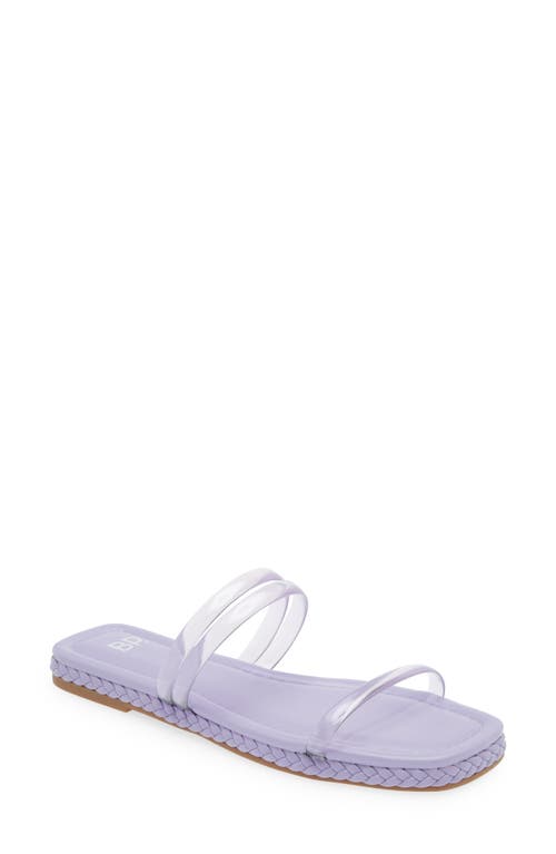 Viola Braided Slide Sandal in Purple Betta