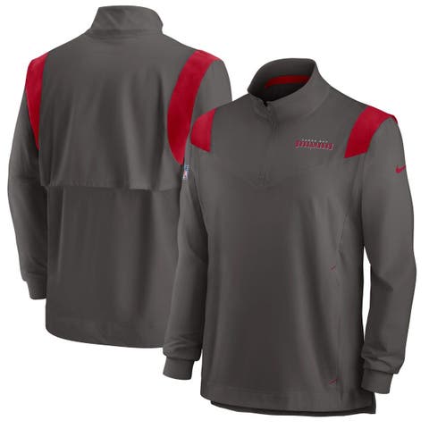 Men's Detroit Lions Nike Gray Sideline Elite Hybrid Full-Zip Jacket