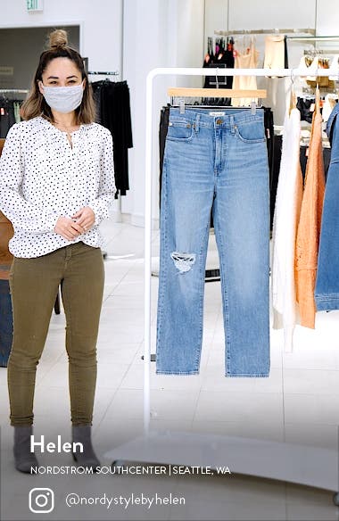 Madewell The Perfect Vintage Full Length Straight Leg Jeans | Nordstrom