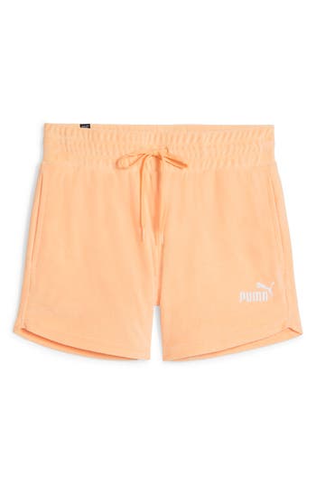 Puma Elevated Shorts In Peach Fizz