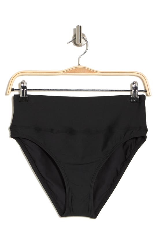Next Good Karma Harmony High Waist Bikini Bottoms In Black