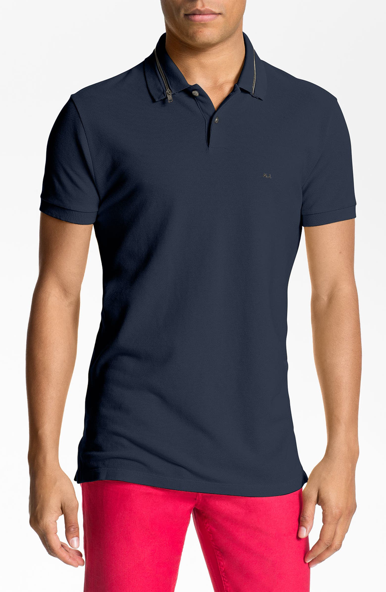 MARC BY MARC JACOBS Zip Collar Polo | Nordstrom