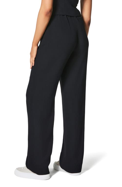 Shop Spanx ® Crepe Straight Leg Pants In Classic Black