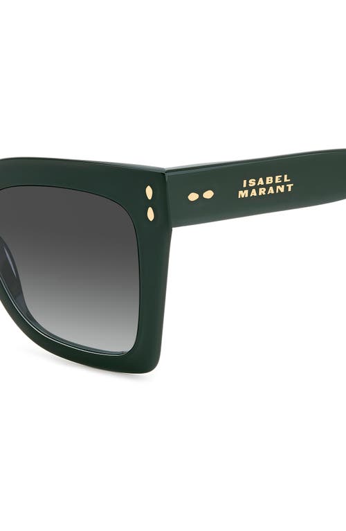 Isabel Marant 53mm Butterfly Sunglasses In Green