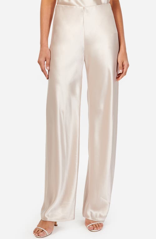 Shop Cami Nyc Bristol Satin Pants In Oat