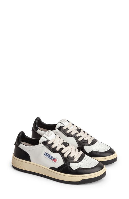 AUTRY Medalist Sneaker in Leat/Leat Black at Nordstrom, Size 8Us