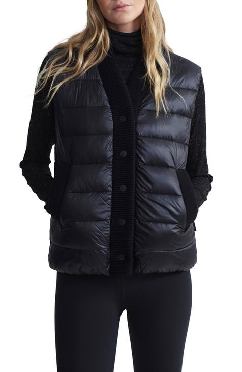 savoy Short Length Puffer Vest Black ベスト savoy Short Length Puffer Vest Black ベスト（Mens Hybrid