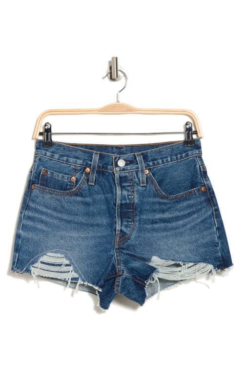 Levi's® 501® Original Rip & Repair Denim Cutoff Shorts In Darn It Now