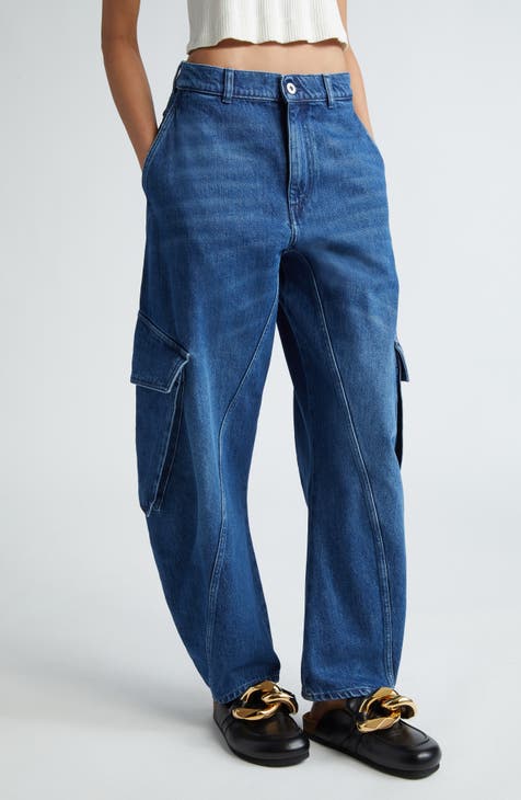 Double-Waistband denim jeans, JW Anderson