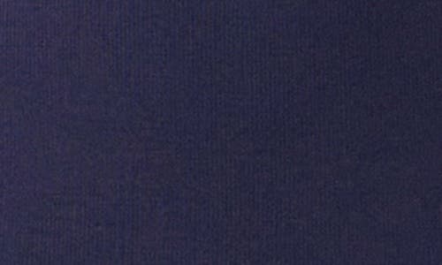 Endless Rose Asymmetric Neck Long Sleeve Sweater Dress In Navy