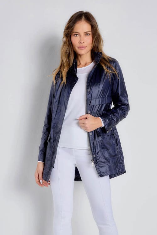 Shop Anatomie Ramona Windbreaker Jacket In Navy