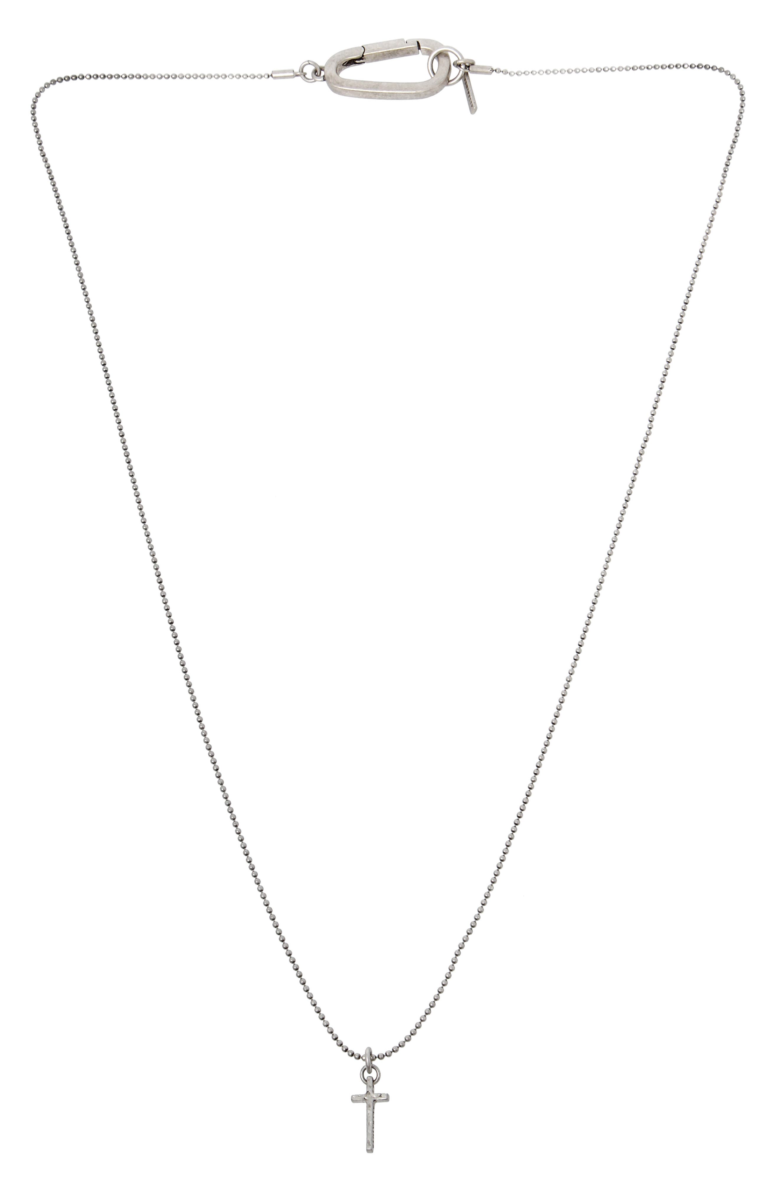 necklace cross silver | Nordstrom