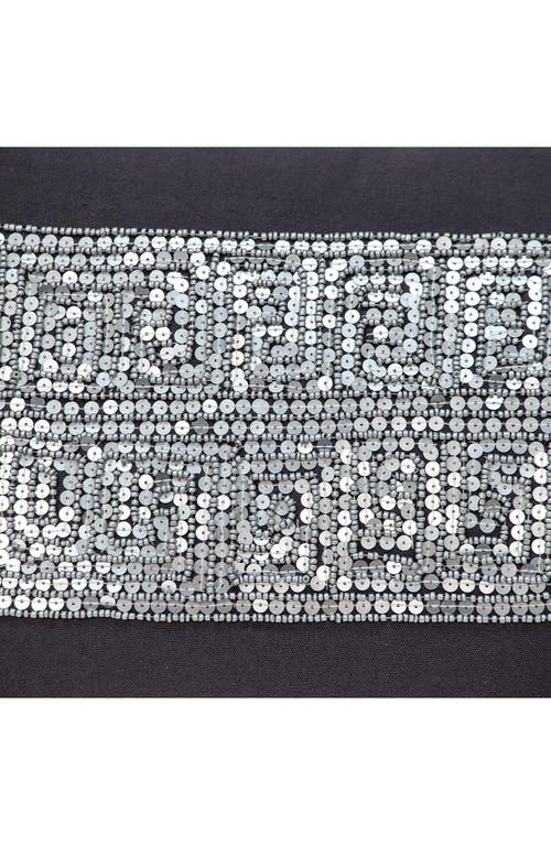 PARKLAND COLLECTION PARKLAND COLLECTION MISTY EMBELLISHED BEADED ACCENT PILLOW