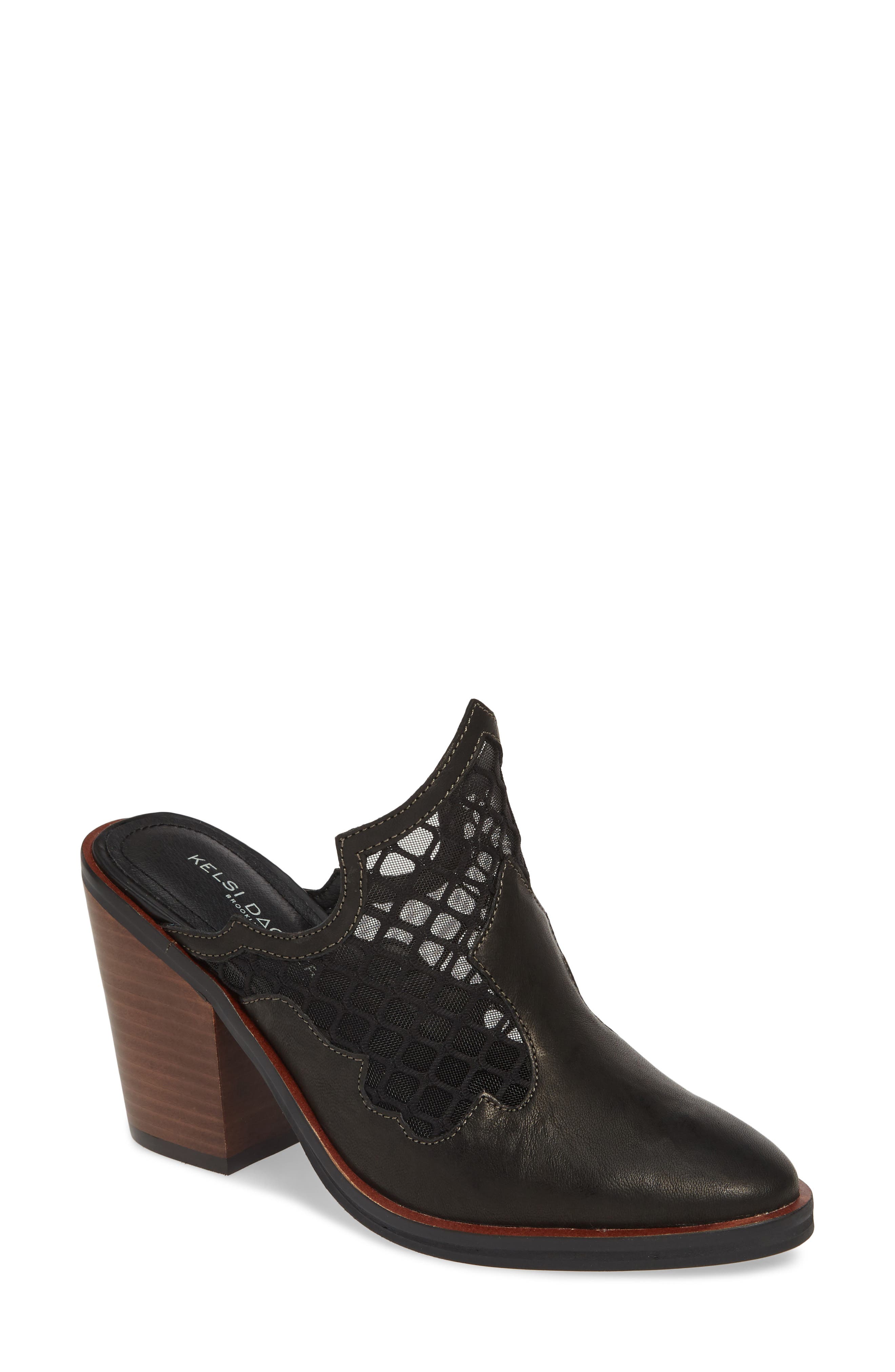 Kelsi Dagger Brooklyn Wolf Mule- Black
