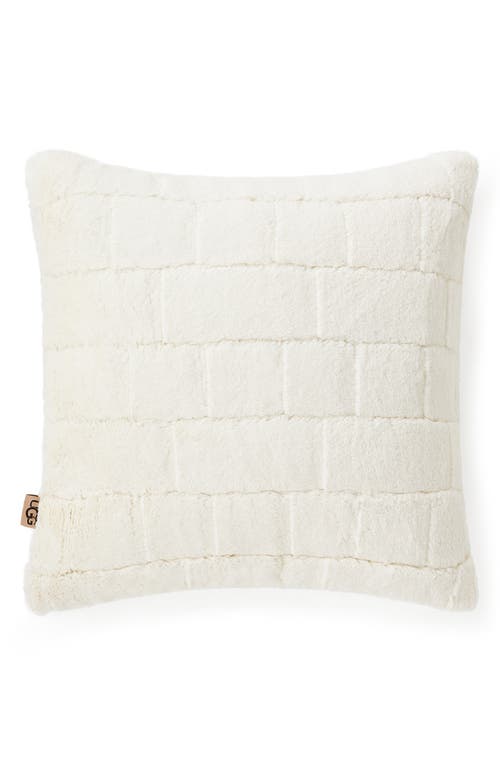 UGG(r) Yoselin Faux Fur Accent Pillow in Snow