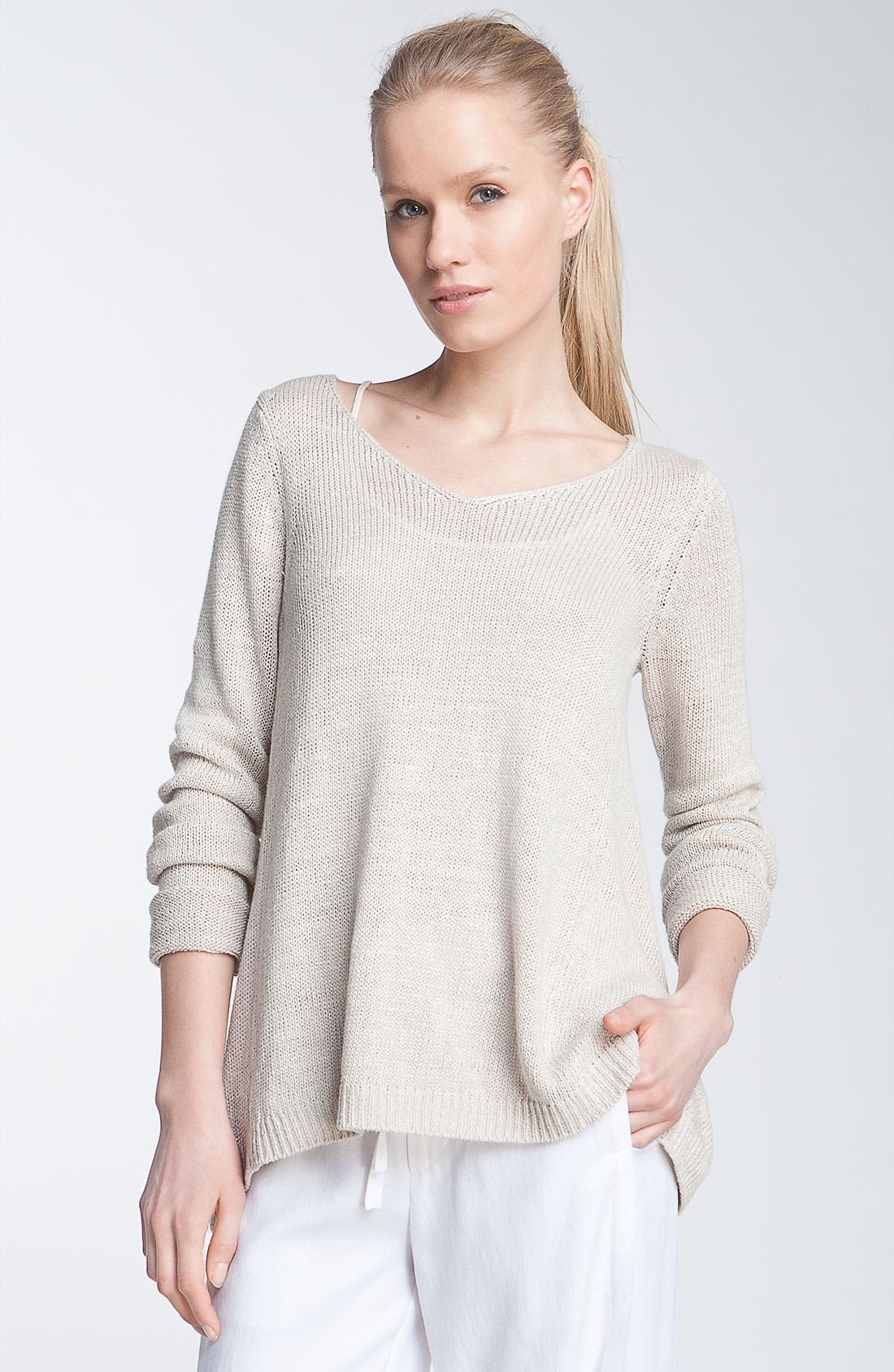 Vince Linen Sweater Nordstrom
