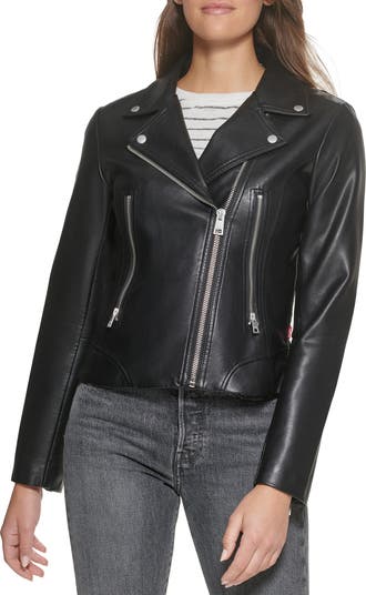 Rochelle Faux-Leather Moto Jacket