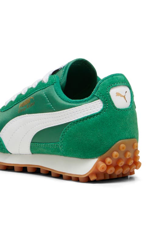 Puma Kids' Easy Rider Sneaker In Archive Green- White