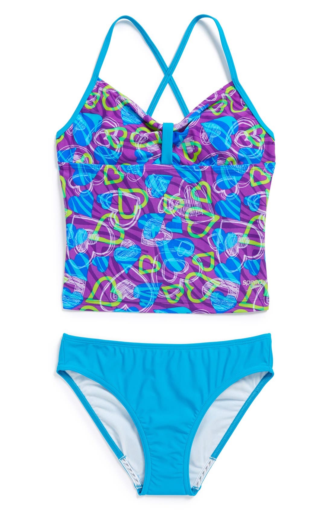 Speedo® 'Dynamic Love' TwoPiece Swimsuit (Big Girls) Nordstrom