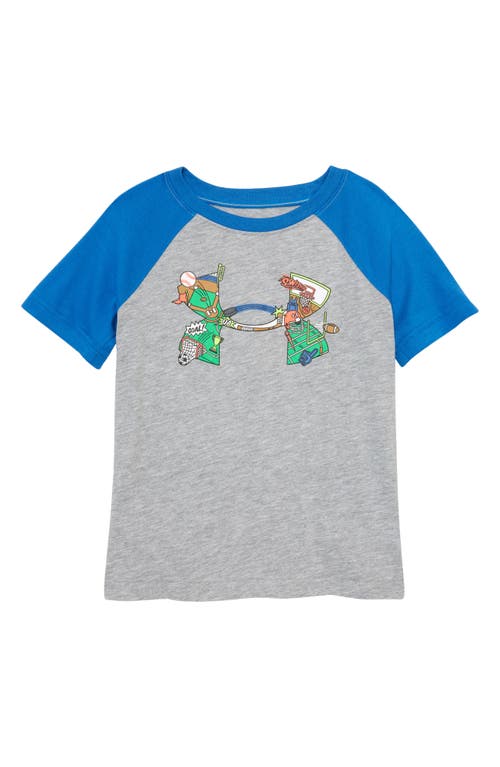 Under Armour Kids' UA Tech&trade; Multi Sport Logo Graphic Tee in Mod Gray
