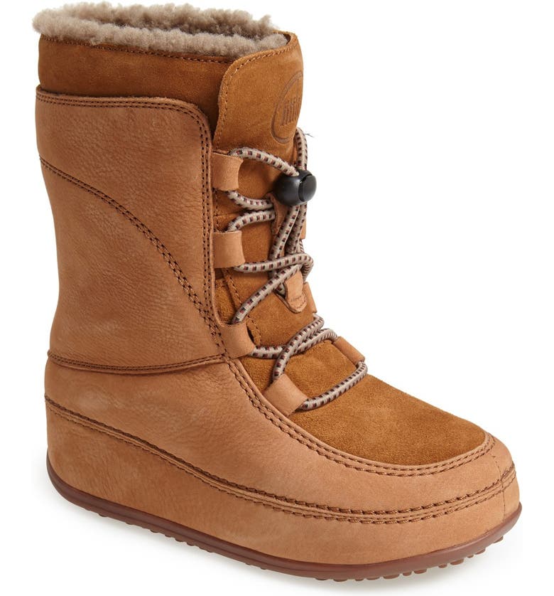 FitFlop 'Mukluk Moc' Lace-Up Boot (Women) | Nordstrom