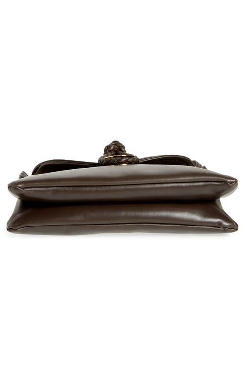 Bottega Veneta Small Liberta Leather Shoulder Bag In 2190 Fondant-m Brass
