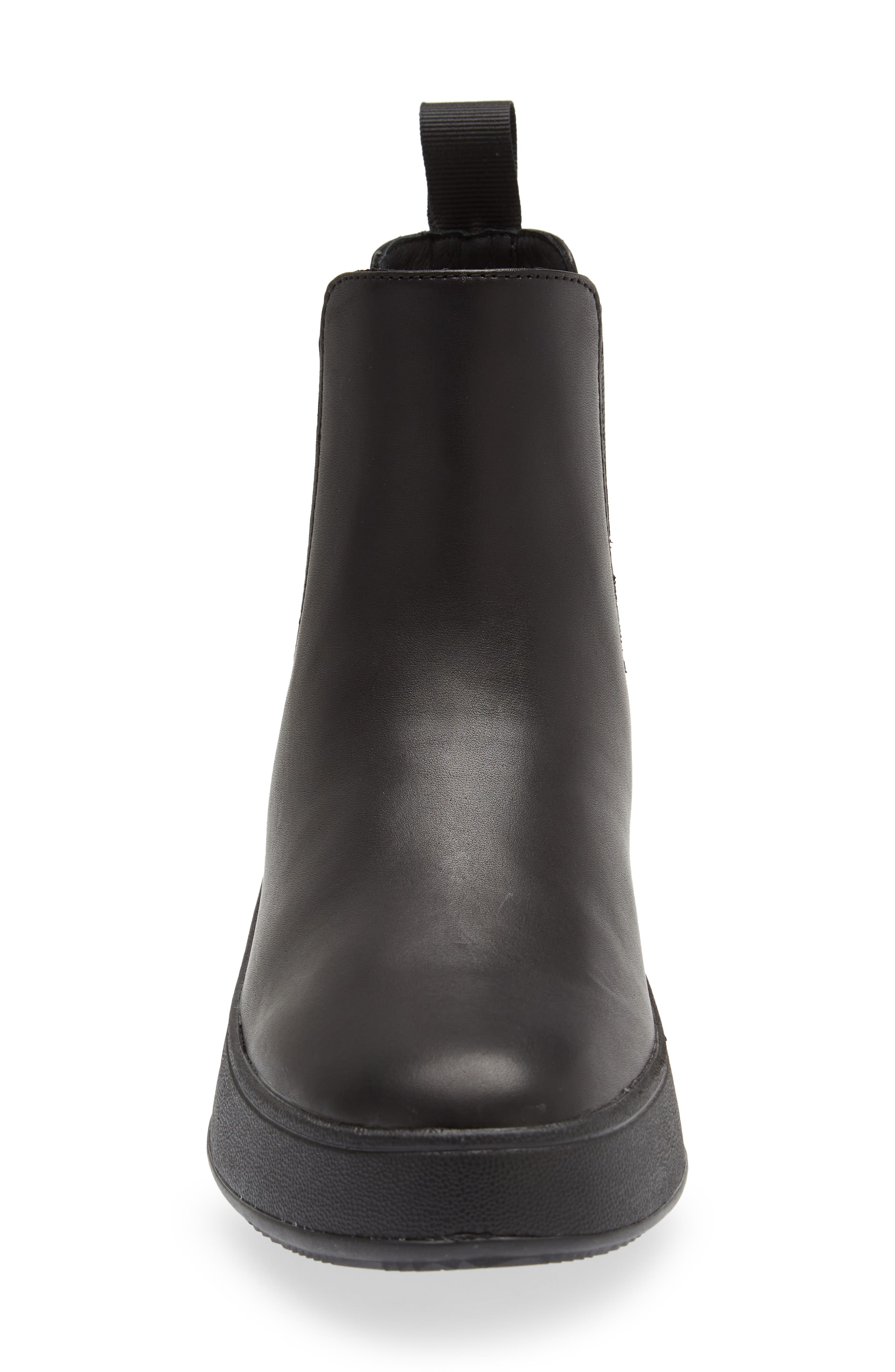 FitFlop F-Mode Leather Flatform Chelsea 