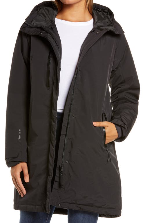 Helly Hansen Adore Insulated Hooded Rain Coat in Black (990)