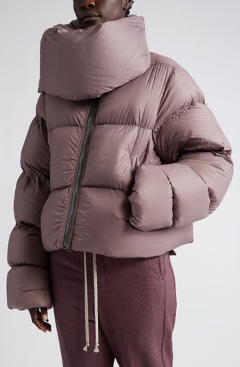 Funnel Neck Down Puffer Jacket