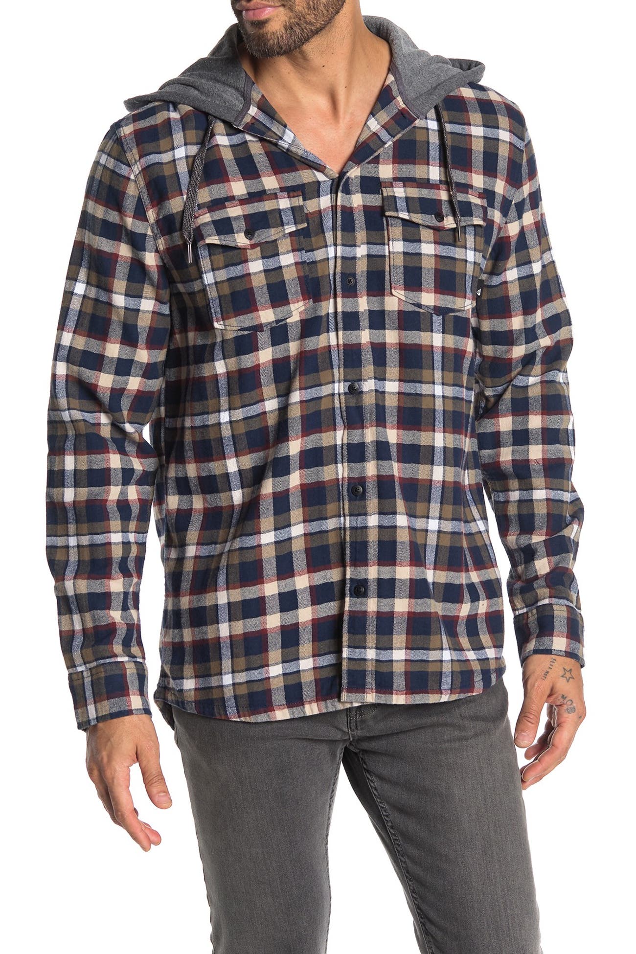 Quiksilver | Snap Up Checkered Jacket | Nordstrom Rack