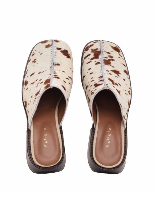 Maguire Safara Mule Cream With Brown Detailing at Nordstrom,