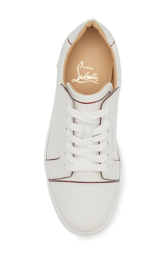 Christian Louboutin Women Fun Louis Junior Logo Tallonce Sneaker In Bianco