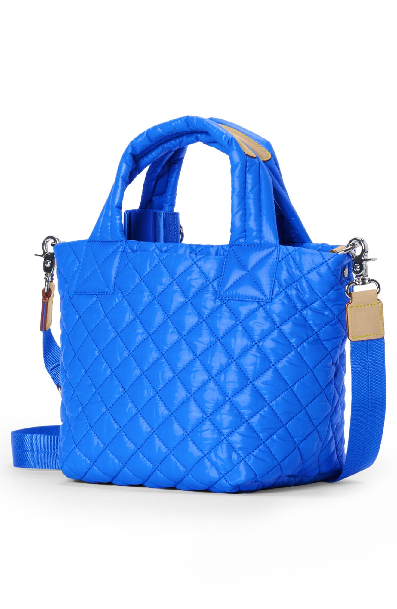 MZ Wallace Mini Metro Quilted Nylon Tote, Zip Pouch & Cuff Bundle, Alternate, color, 