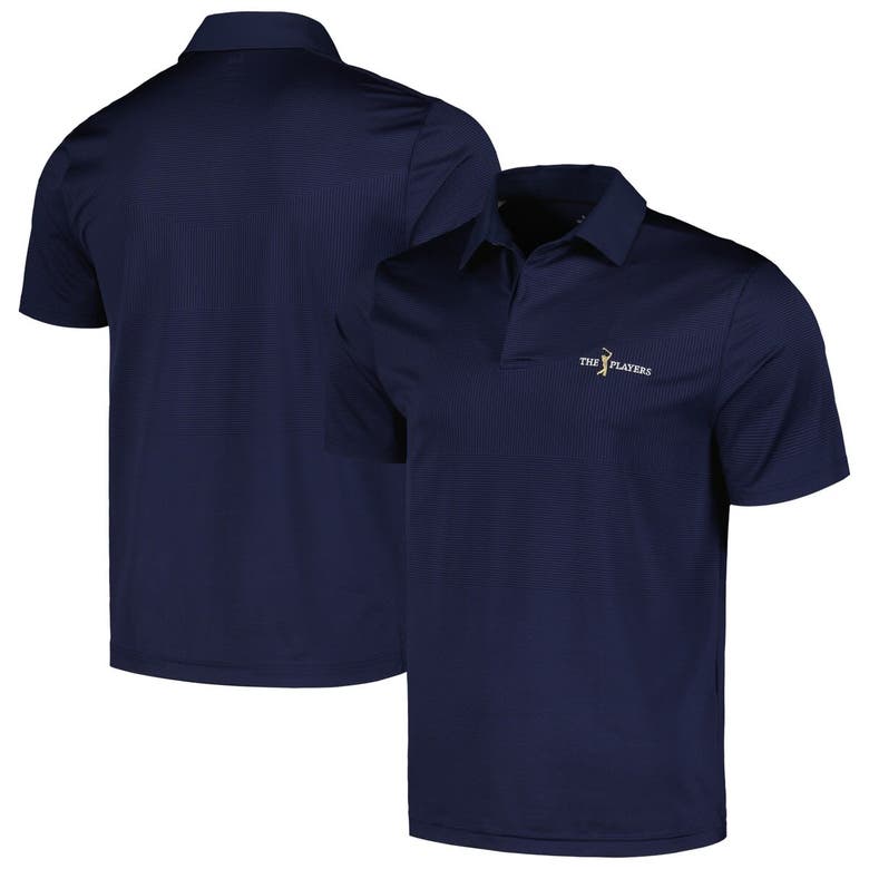 Under Armour Navy The Players Tour Tips Jacquard Polo