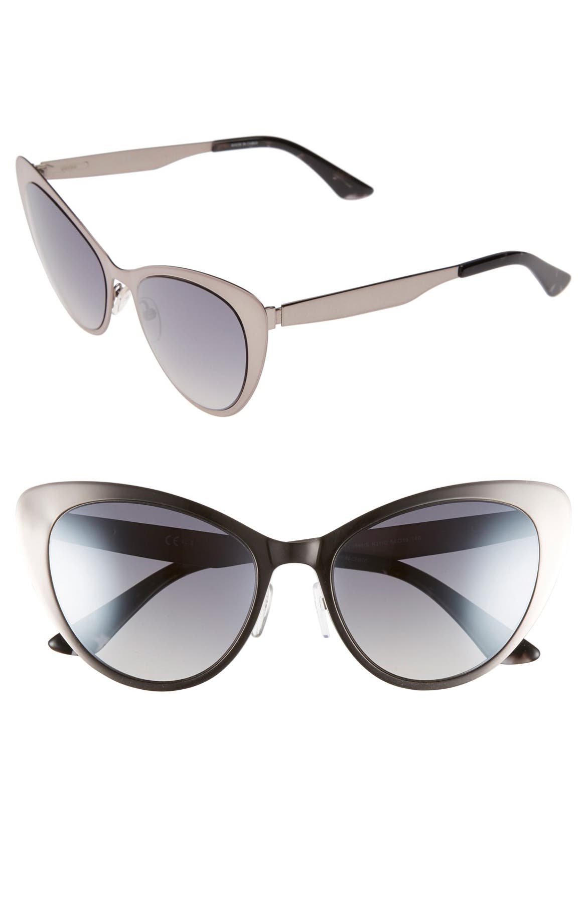 Oxydo 54mm Metallic Cat Eye Sunglasses | Nordstrom