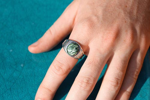 Shop Luvmyjewelry Seraphinite Iconic Sterling Silver Men Signet Ring