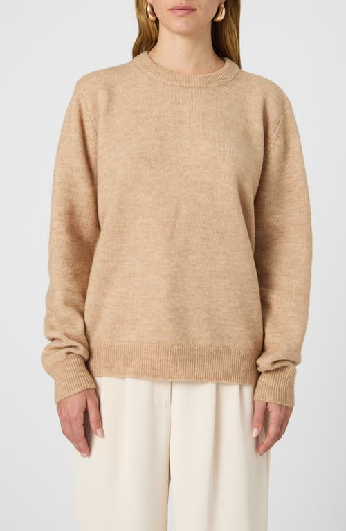 Shop French Connection Kesia Crewneck Sweater In Camel