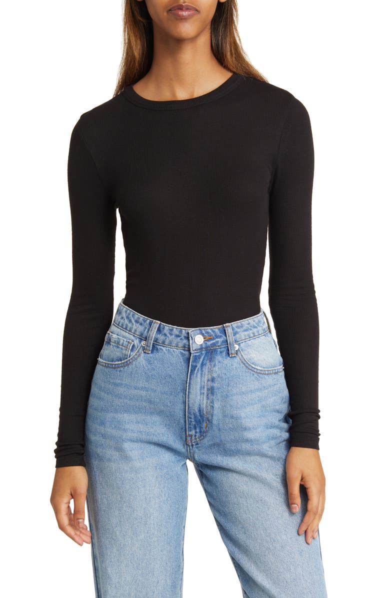 BP. Ribbed Long Sleeve Tee | Nordstrom