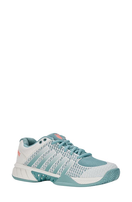 Shop K-swiss Express Light Pickle Ball Running Shoe In Blanc/nile/desert