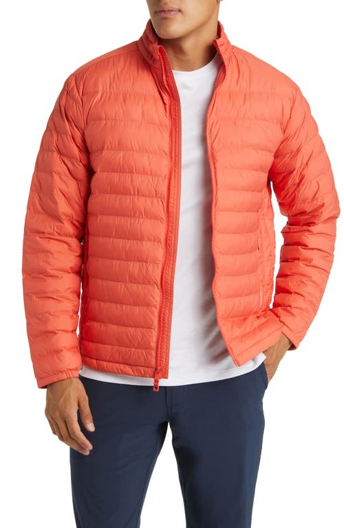 Peter Millar All Course Quilted Jacket in Burning Sunset at Nordstrom, Size Xx-Large