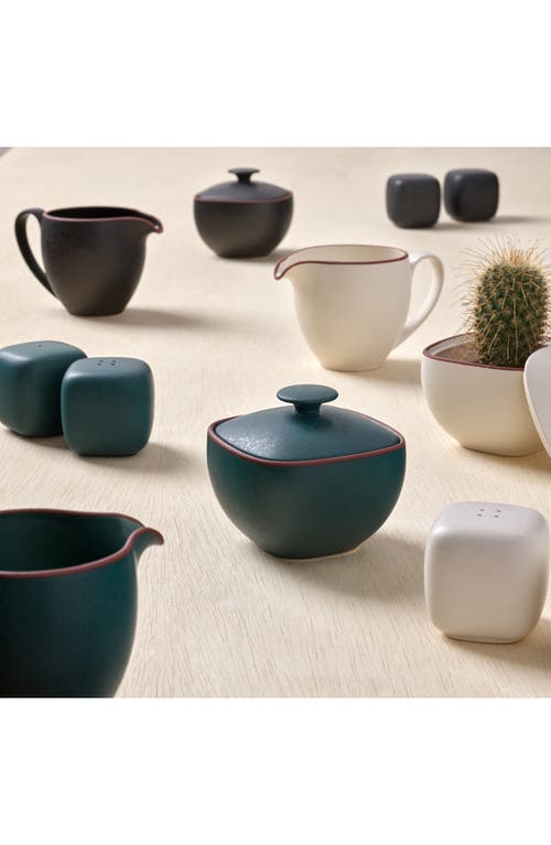 Nambe Taos Creamer Onyx In White