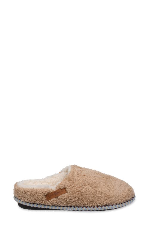 Gaahuu Cozee Faux Shearling Lined Slipper In Tan