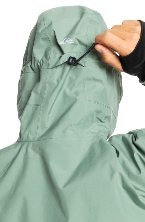 Quiksilver Mission Gore-tex® Waterproof Warmflight® Insulated Jacket In Sea Spray
