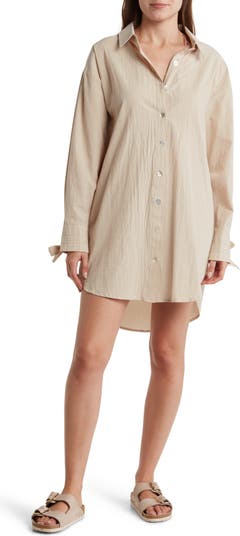 STITCHDROP Bombas Long Sleeve Shift Dress