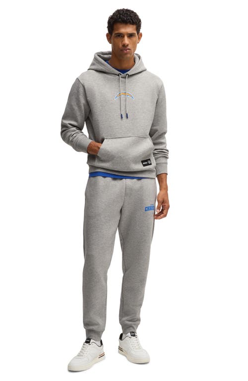 Shop Hugo Boss Boss <br>x Nfl Woodson Graphic Hoodie<br><br> In La Chargers