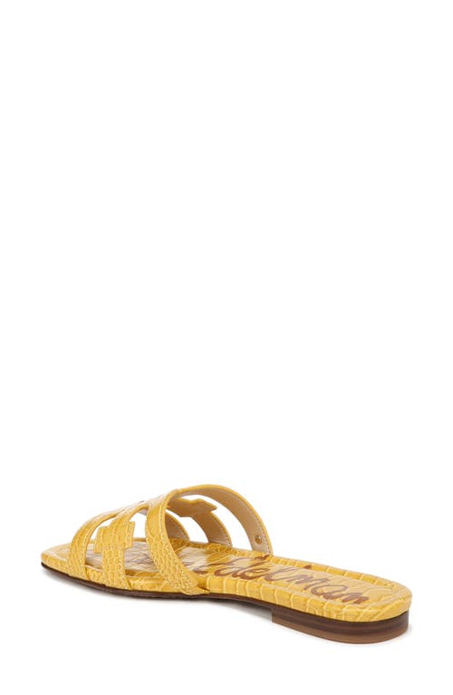 Sam Edelman Bay Slide Sandal In Sunflower
