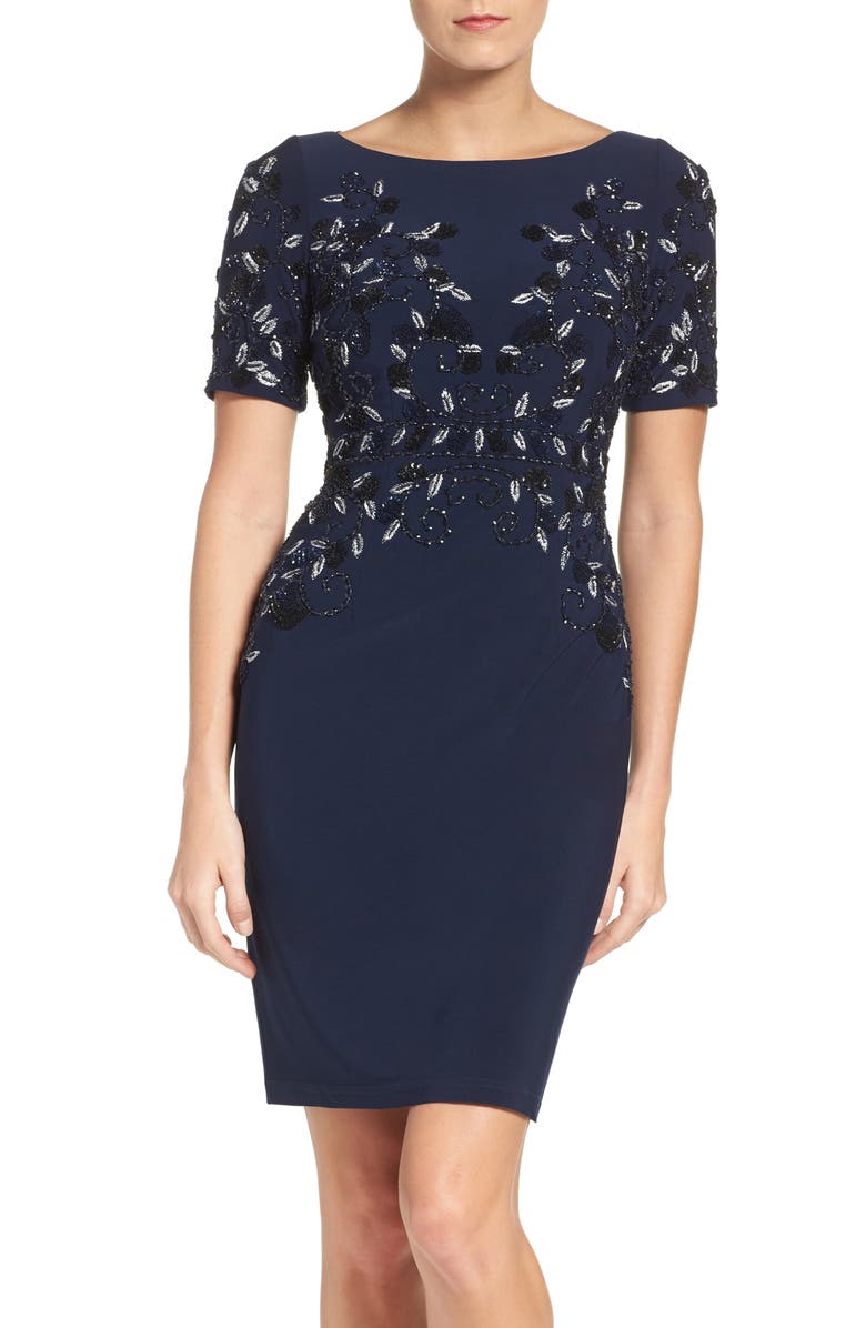 Adrianna Papell Embellished Cocktail Dress | Nordstrom embellished cocktail dress