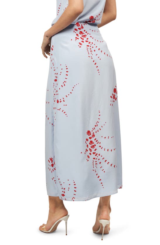 Shop Equipment Viv Print Maxi Skirt In Heaven Blue Multi
